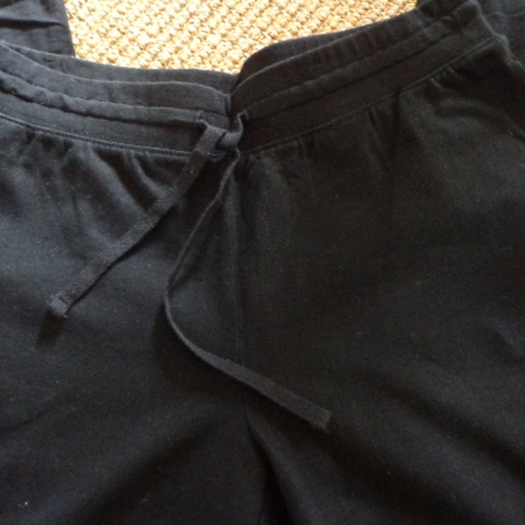 Karen Scott Sport Pants XS Black Draw Cord Waist - Picture 10 of 13